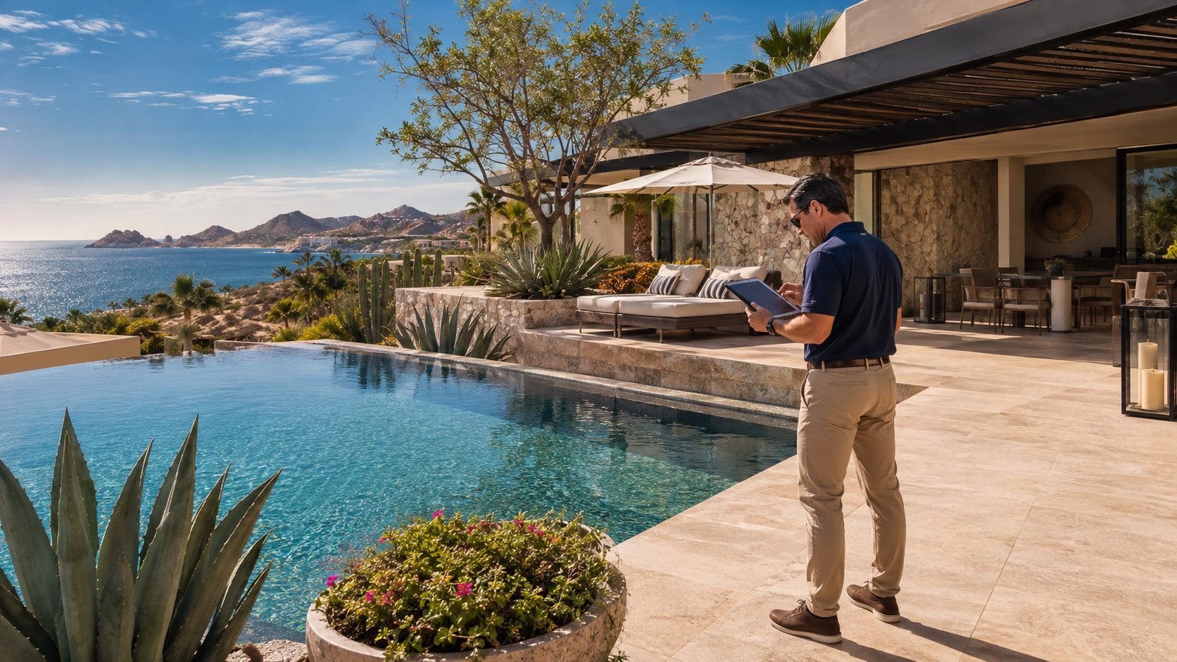 Preventive property inspection at a luxury residence in Los Cabos