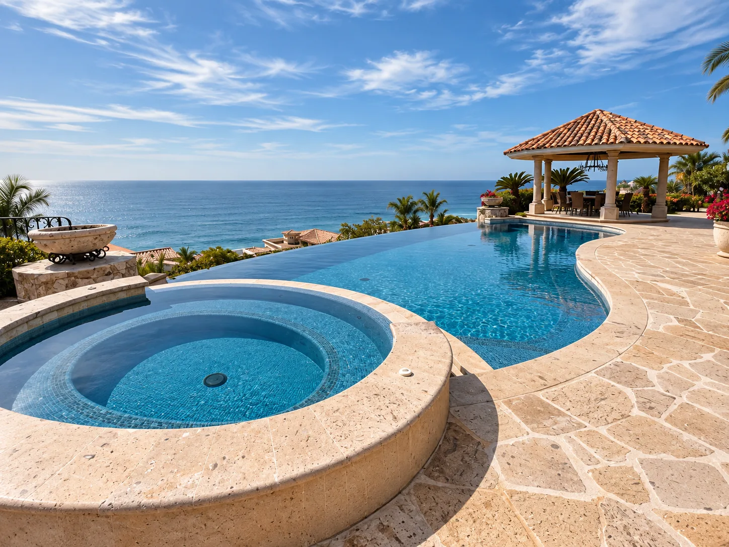 Pool & Jacuzzi at Hacienda 511, Los Cabos